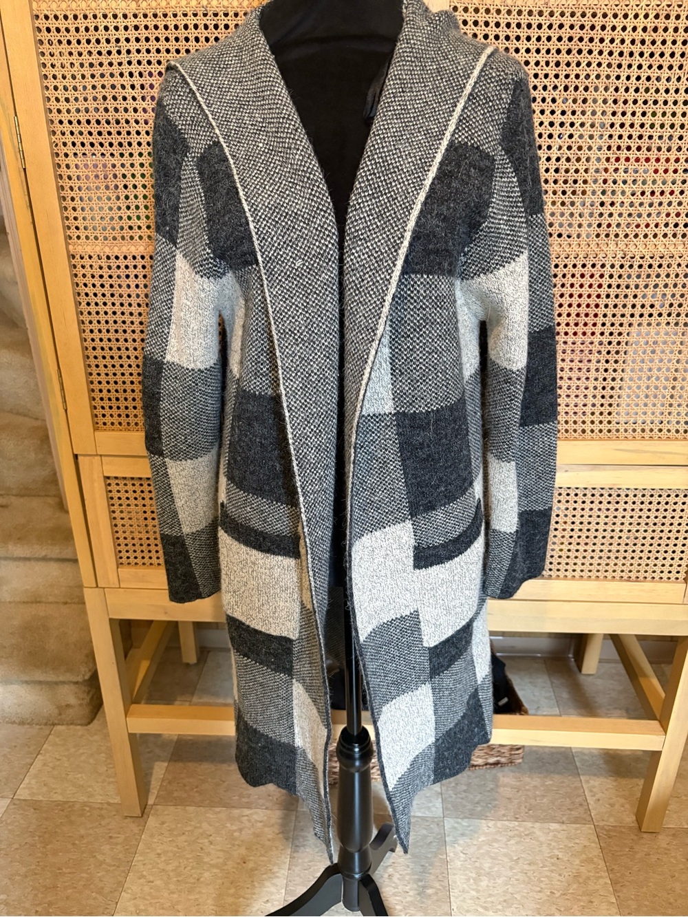 Monteau, Woman’s, Coatigan Duster Cardigan Sweater Large